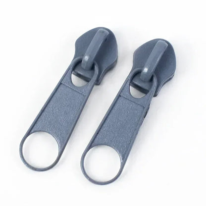 50/100/200Pcs 3#5# Zipper Slider For Nylon Zippers Bag Garment Zip Puller Backpack Pocket Zips Repair Kit DIY Sewing Accessories