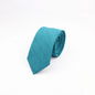 Mens Slim Solid Colour Tie 6.5cm Wedding Party Classic Necktie