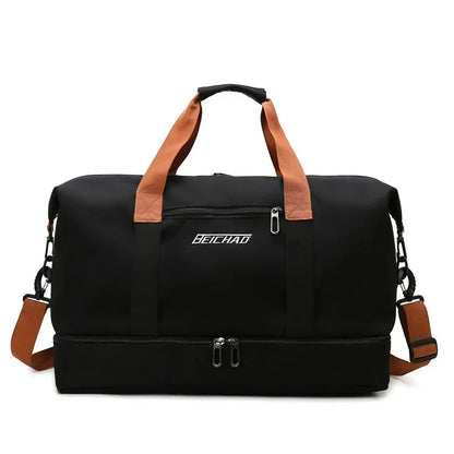 Large Travel Gym Bag Portable Fitness Shoulder Crossbody Duffle Luggage