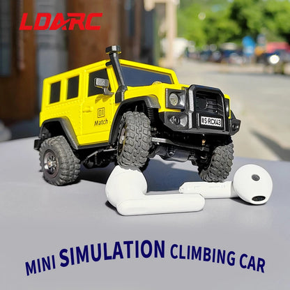 LDARC X43 1/43 MINI RC Electric Remote Control Model Car Desktop Crawler RTR 4WD Adult Children's Toys-EXPROTAS