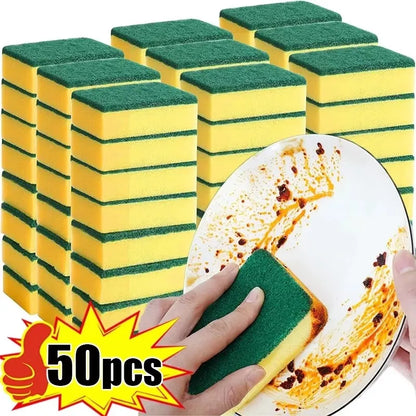Sponge Kitchen Brush Double-Sided Highly Absorbent Rust Cleaning Tool