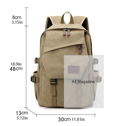 Adjustable Shoulder Strap Large Travel Backpack Rucksack for Men Women