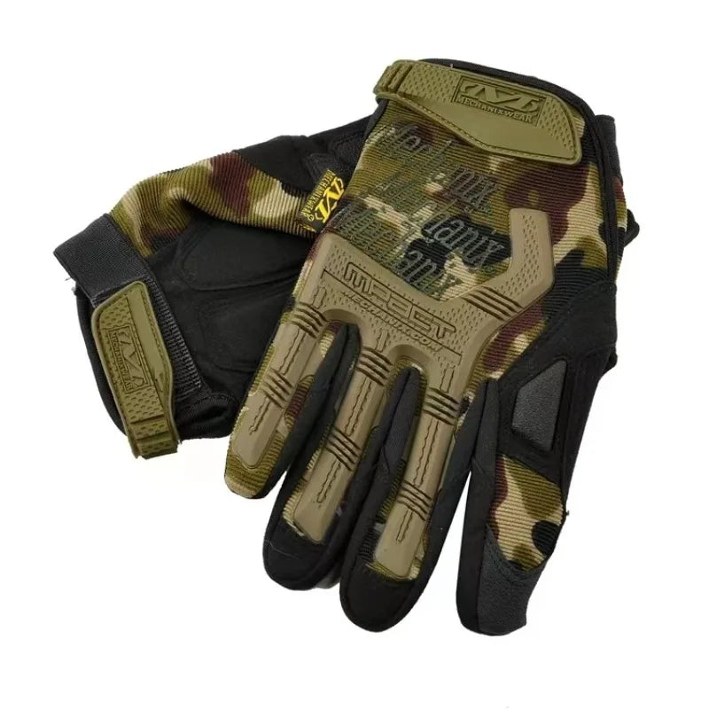 Full Finger Gloves Outdoor Tactical Anti-skid Motorcycle Cycling Touch Screen