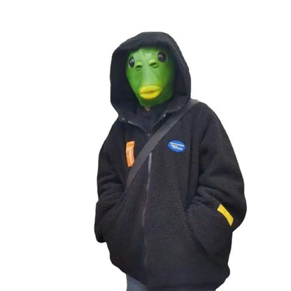 Fish Head Cover Mask Toy for Creative Play Sand Sculpture Green Wear