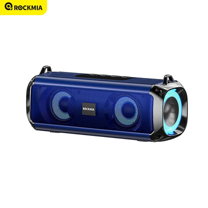 Portable Bluetooth Speaker 5.0 Rechargeable LED Party System with Microphone