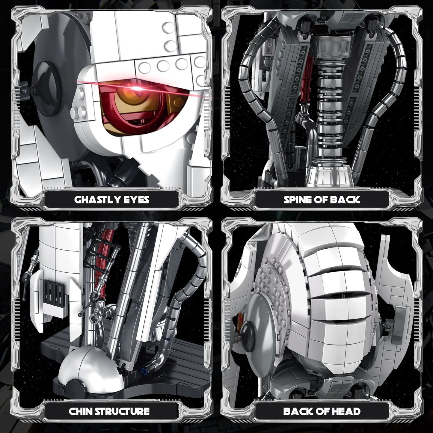 788pcs MOC Idea General Grievous Helmet Building Blocks Bricks Model Helmet Collection Assembling Toys for Children Adults Gift-EXPROTAS