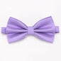 Bow Tie Solid Color Adjustable Wedding Party Ties for Men Women