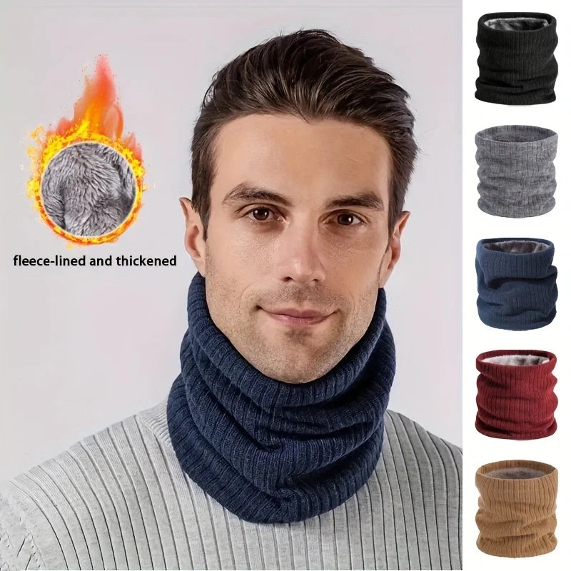 Ski Neck Scarf Thermal Fleece Warmer Winter Snood for Men Women Cycling