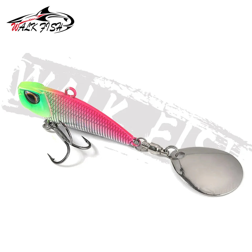 WALK FISH Metal VIB Spinner Lure 7g–21g Tail Vibration Trolling Bait