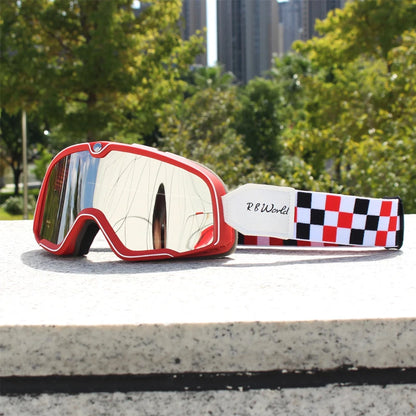 Moto Motorcycle Sunglasses Goggles ATV MX Helmet Riding Safety Protective Eyewear