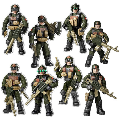 World War Building Blocks Military Soldiers Toy Figures Army Set