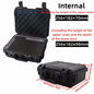 1pc Hard Carry Case Waterproof Storage Box with Pre-Cut Sponge Organizer