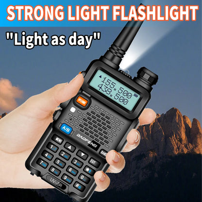 2PCS Baofeng Walkie Talkie UV-5R Dual Band Long Range 2200mAh Radio
