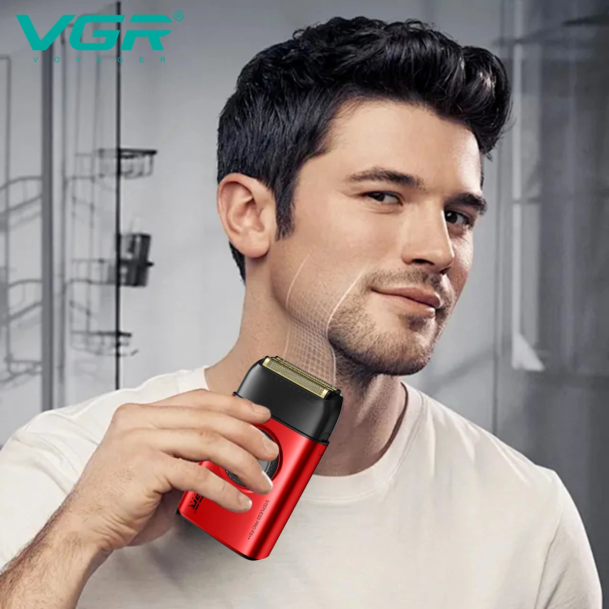 Single Blade Electric Shaver VGR V-378 Rechargeable Professional Razor