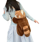 Cute Red Panda Plush Shoulder Bag Women Travel Backpack Crossbody
