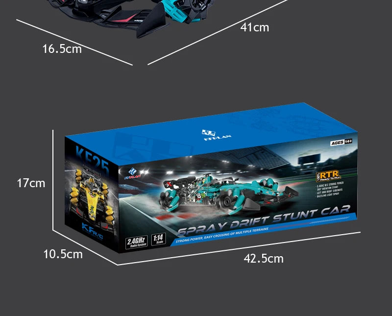 ZWN F1 RC Drift Car With Music Led Lights 2.4G Glove Gesture Radio Remote Control Stunt Cars 4WD Electric Children Toy vs Wltoys-EXPROTAS