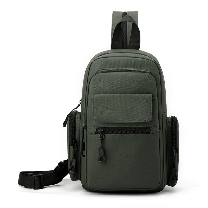 Multifunctional Chest Bag Nylon Sling Backpack Travel Outdoor Hiking