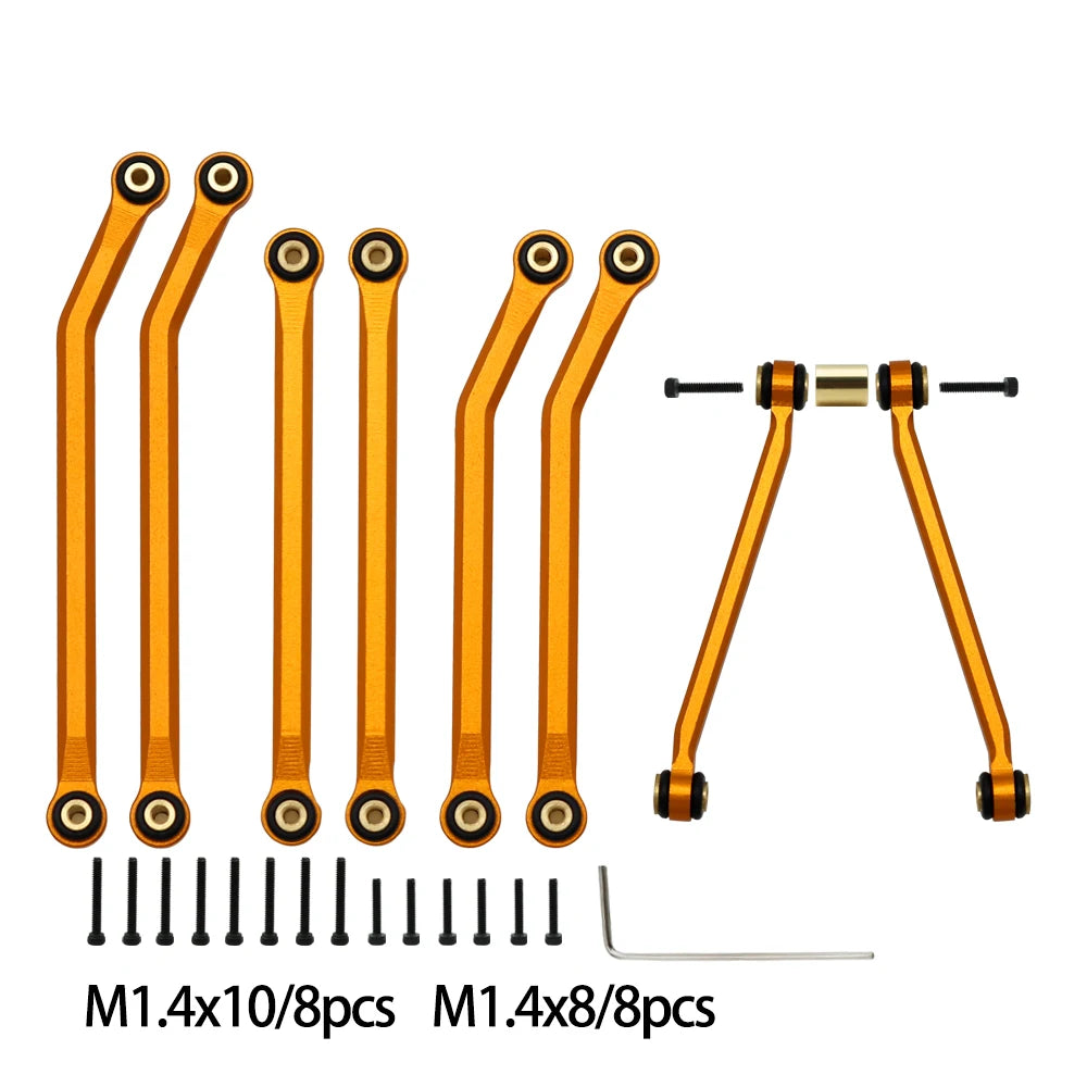 1/24 RC Crawler Metal High Clearance Chassis Link Set for Axial SCX24 - EXPROTAS