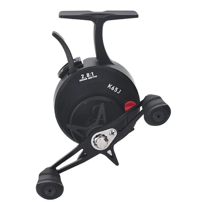 Ice Fishing Reel Lizard Free Runner Spool EVA Knob Metal Plastic Spool Options