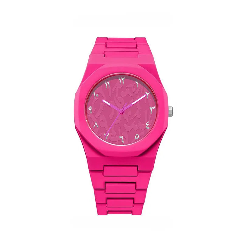 Unisex Dopamine Sports Watch Waterproof Stainless Steel Fashion Quartz Trend Style