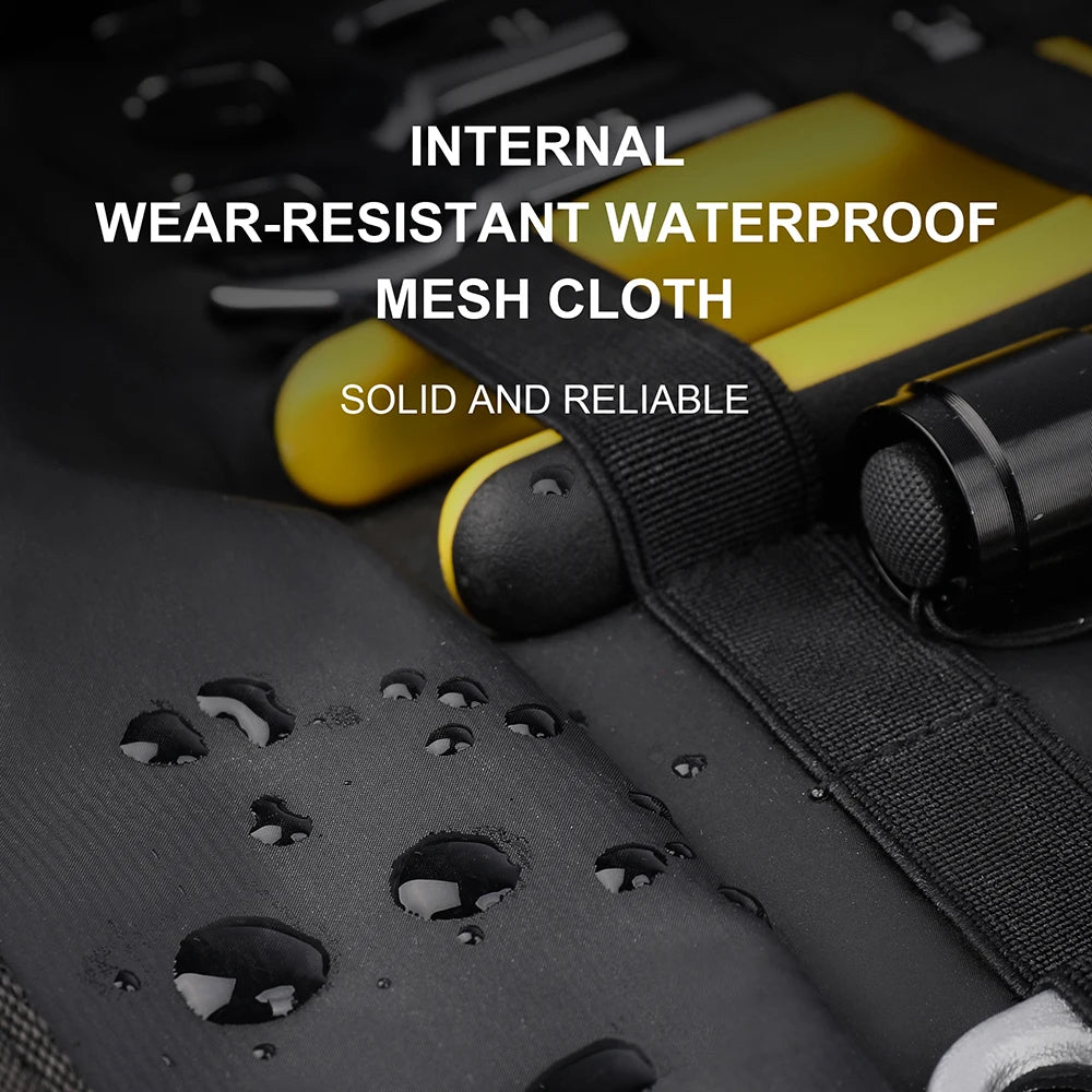 Motorcycle Tool Roll Bag Portable Side Storage Pouch for Travel Repair Tools