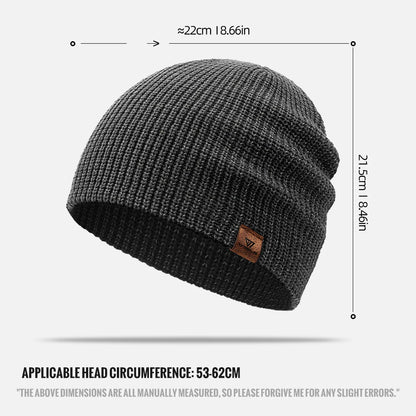 Windproof Ear Protection Beanie Hat Warm Reflective Cycling Running Cap