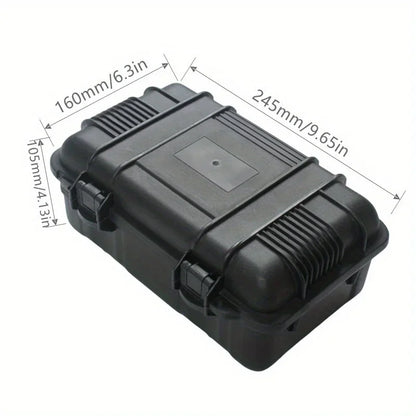 Shockproof Sealed Camera Case Bag Organizer, Photography Storage Box with Sponge Protector