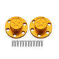 1/10 RC Crawler Metal Wheel Center Dust Caps 6-Hole for 1.9" & 2.2" Wheels - EXPROTAS