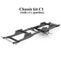 Carbon LCG Chassis Kit Delrin Skid Plate 1/10 RC Crawler Capra SCX10 II Comp