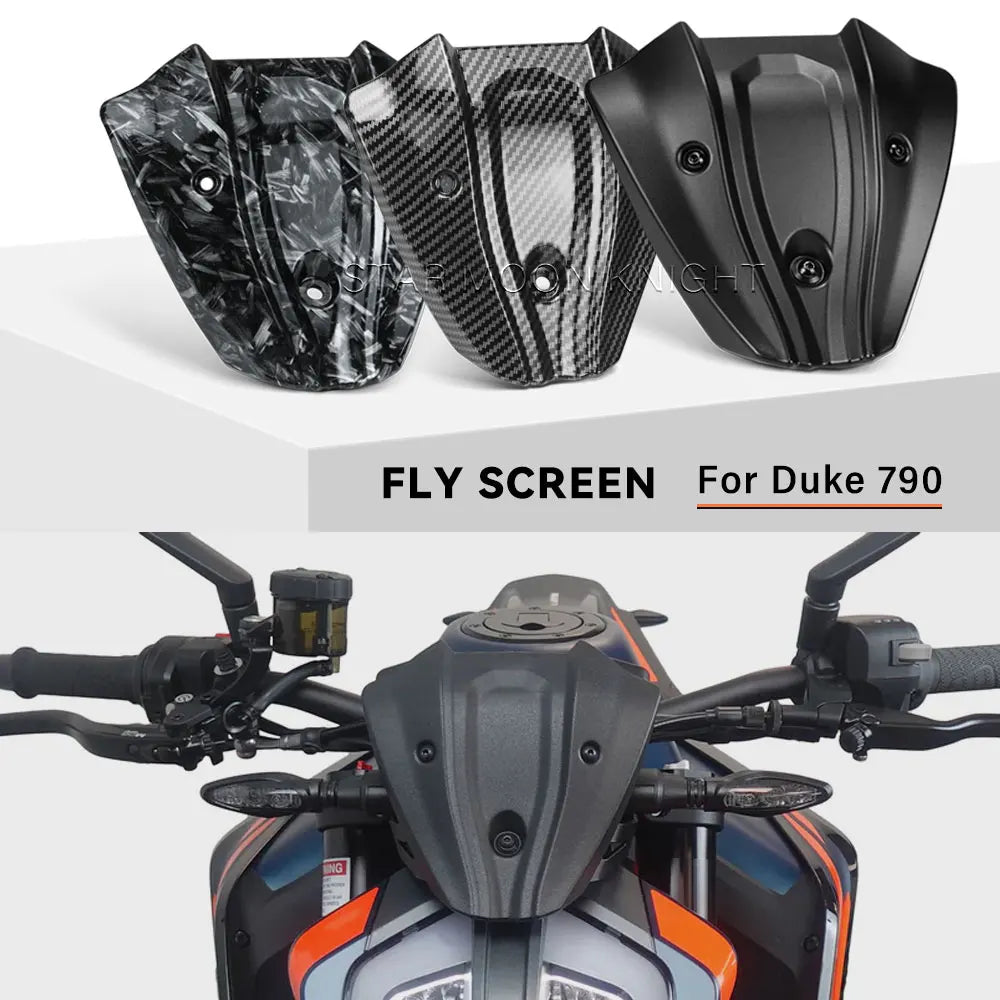 For KTM Duke 790 Mini Windshield Windscreen Fly Screen Deflector 2018-2025