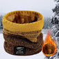 Winter Knitted Scarf Women Neck Warm Cashmere Snood Soft Wool Wrap