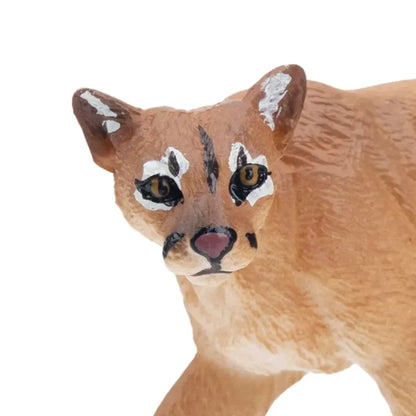 Toymany Simulation Cougar Wildlife Animal Model Mini Figures Figurines
