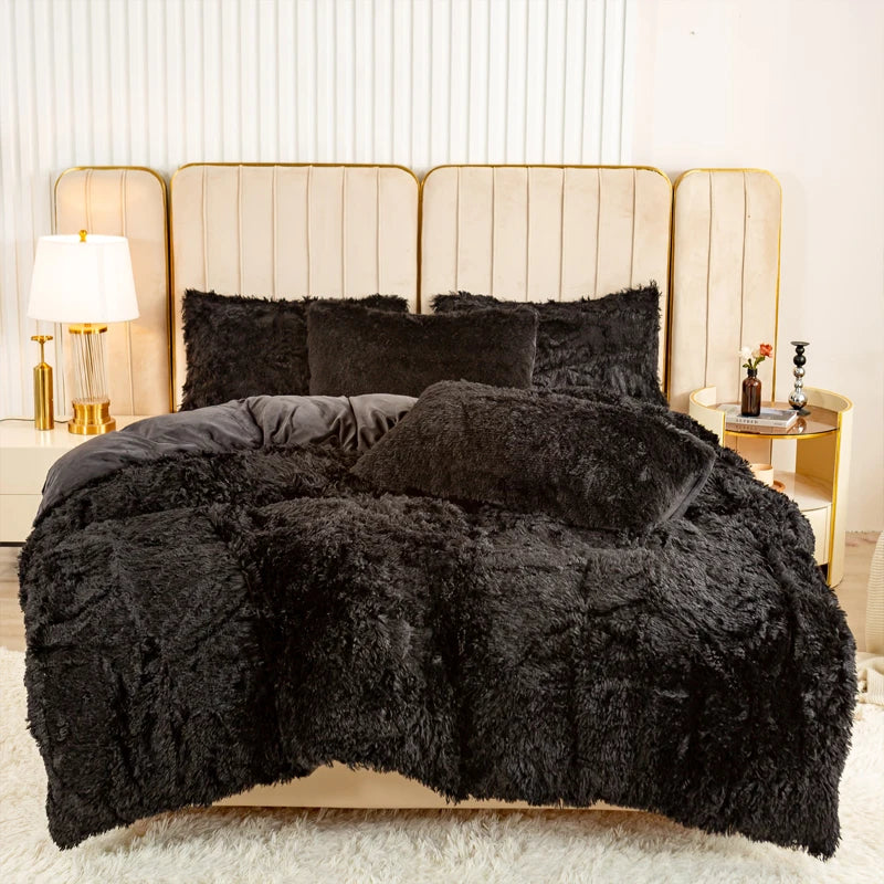 3-Piece Duvet Cover Set Luxury Soft Bedding for King Double Single Size