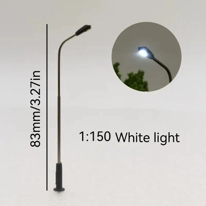 5PCS Miniature Street Lamp LED Model 3V Road Light for Diorama Layout