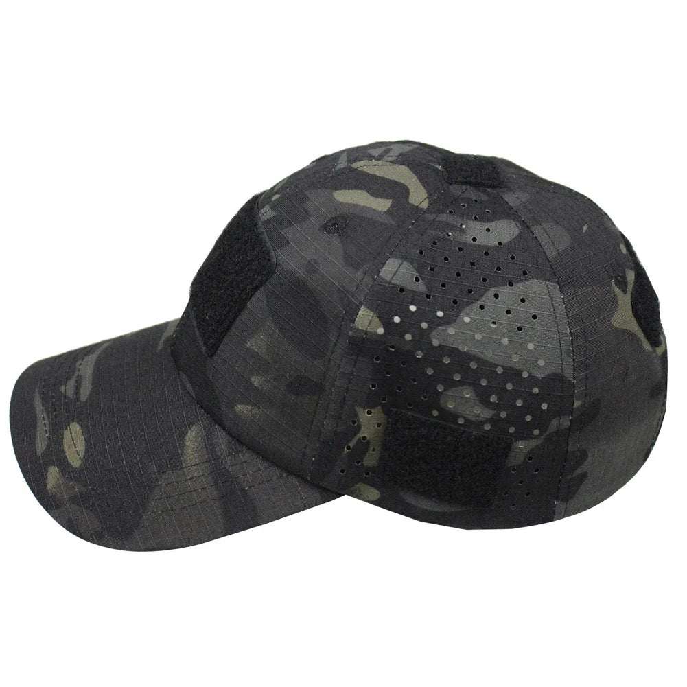 Men's Camouflage Baseball Cap Tactical Breathable Outdoor Hiking Fishing Hat