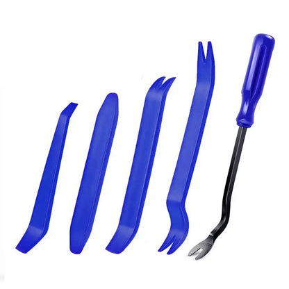 4x Car Door Clip Pry Trim Removal Tool Set Plastic Dash Panel Interior