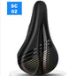 Gel Padded Bicycle Seat Cover PU Surface Comfort Saddle Cushion for Men Women