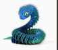 Flexible 3D Printed Snake Toy 60cm Multicolor PLA Fun