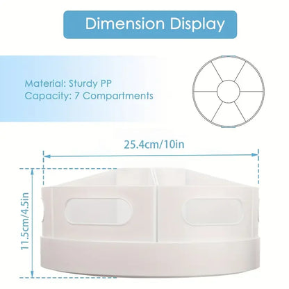 360° Rotating Desk Organizer Pen Holder Office Storage Tidy Stationery