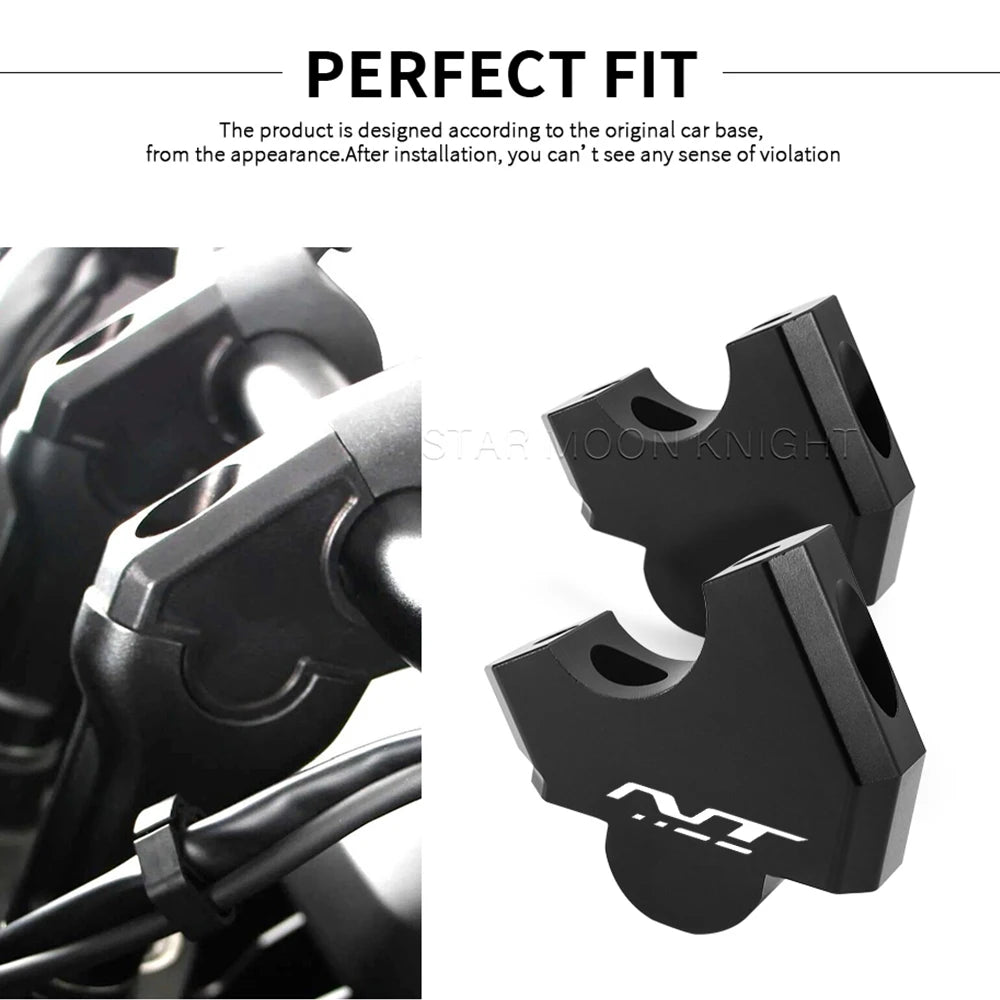 For Honda NT1100 Handlebar Riser Clamp Adapter Height Lift Mount 2022-2024