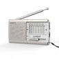 Portable Pocket Radio AM/FM/MW Shortwave Multi-Band Receiver with Speaker Earphone Jack