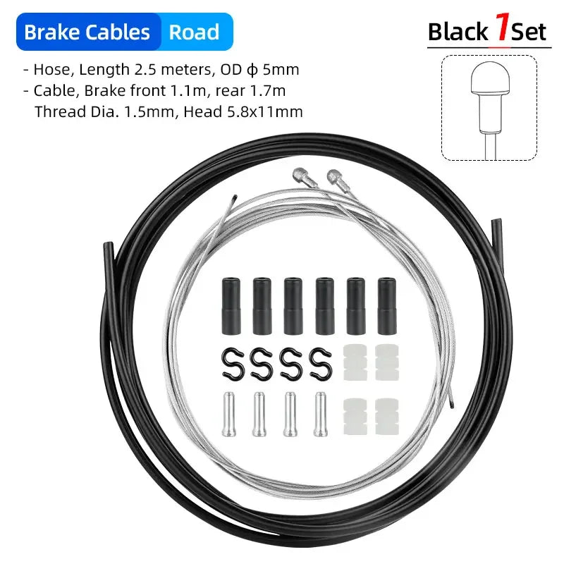 Bike Brake Cable Gear Inner Outer MTB Road Front Rear Derailleur Wire