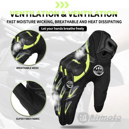 Mesh Motorcycle Gloves Suomy Summer Touchscreen Breathable Moto Motocross