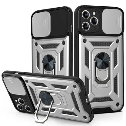 Shockproof Armour Case for iPhone 7-16 Pro Max Plus Mini SE Camera Cover
