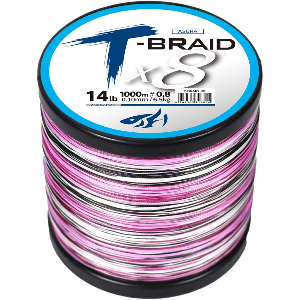 Braid Fishing Line 300-1000M PE 8 Strands Braided Carp Fishing