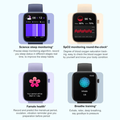 COLMI P71 Voice Calling Smartwatch Men Health Monitoring IP68 Waterproof Smart Notifications Voice Assistant Smart Watch Women-EXPROTAS