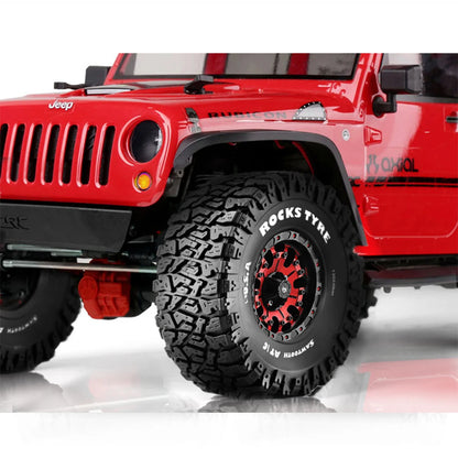 120mm Crawler Tire 1.9 for Axial SCX10 RC 4x Rubber Wheels Rims