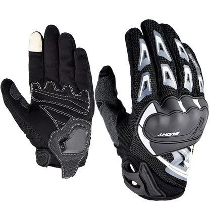 Mesh Motorcycle Gloves Suomy Summer Touchscreen Breathable Moto Motocross