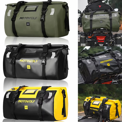 Universal Motorcycle Waterproof Tail Bags Back Seat Bags Cycling Camping Travel Bag Motorbike Scooter Sport Luggage Pack 66L 40L-EXPROTAS