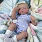 Reborn Baby Doll Twins Lifelike Cloth Body Newborn Elijah 17/18 Inch